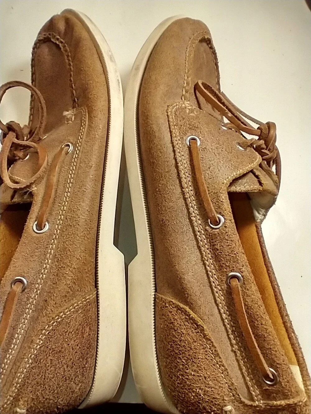 Cole Haan Yacht Club Collection Brown Leather Boat Shoes Men's sz 11.5M.